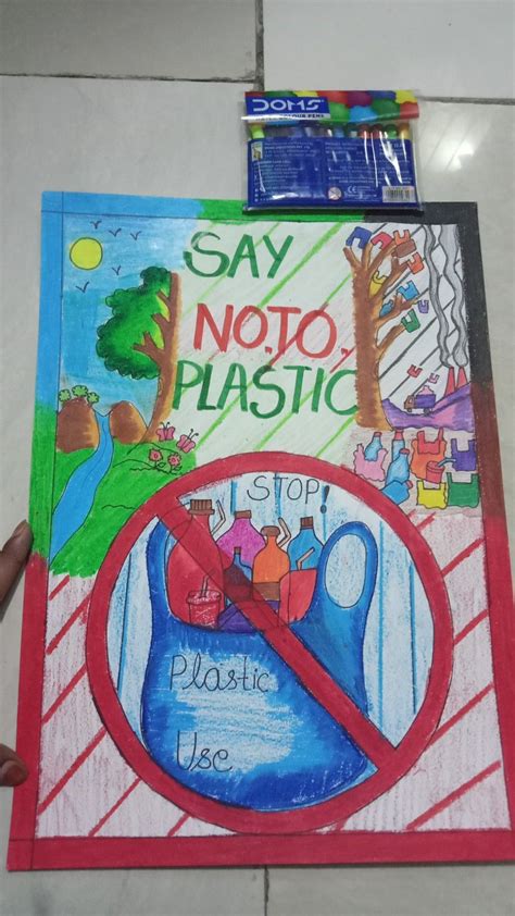 Say no to plastic Environmental Art Projects, Environmental Posters ...
