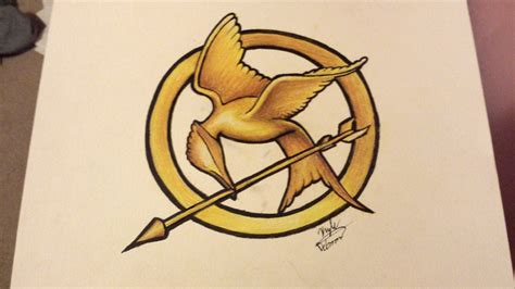 Mockingjay Pin by Sketchster on Newgrounds