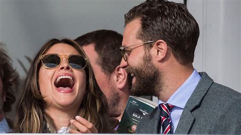 Jamie Dornan and wife Amelia Warner are SO stylish - see their looks at Cheltenham festival | HELLO!