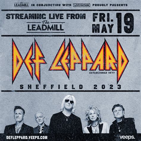 Def Leppard Live From Leadmill : r/defleppard