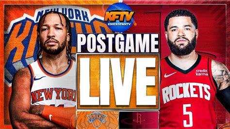 New York Knicks vs Houston Rockets Post Game Show EP 468 (Highlights, Analysis, Live Callers ...