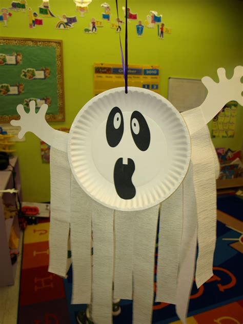 Halloween Crafts Of Funny Ghost | Halloween preschool, Halloween activities, Halloween crafts