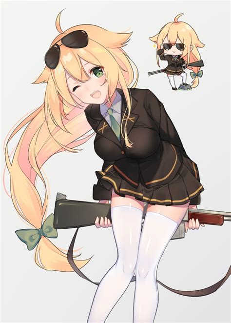 A very cute M1918 : r/girlsfrontline