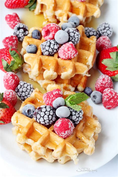 HOMEMADE BELGIAN WAFFLES RECIPE - Julia Recipes