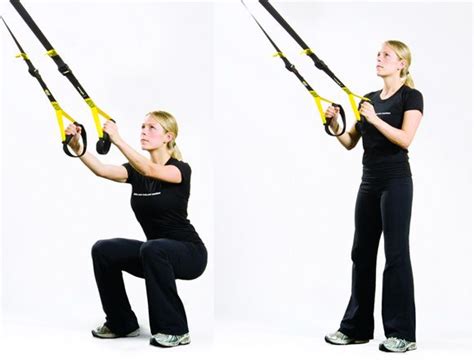 TRX squat. do them faster and add a jump for higher intensity. use the ropes as little as ...