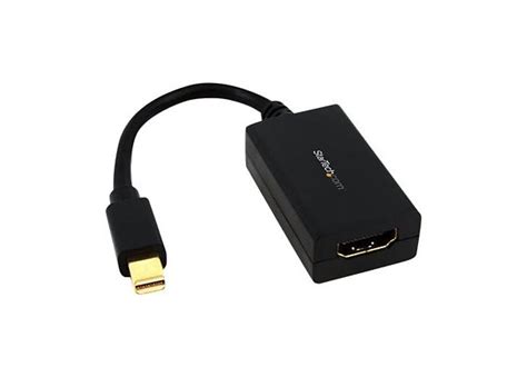 StarTech.com Mini DisplayPort to HDMI Video Adapter Converter - MDP2HDMI - Audio/Video Cable ...