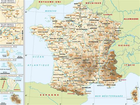 Carte de France: Carte de france à imprimer gratuitement