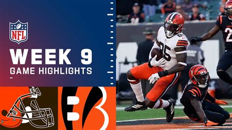 Browns vs. Bengals Week 9 Highlights | NFL 2021 - Win Big Sports