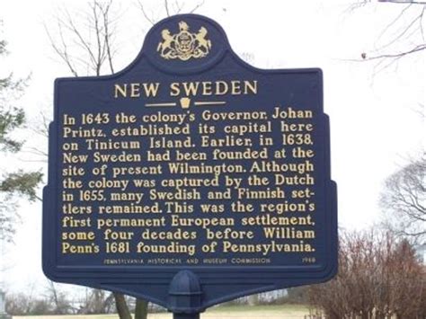 New Sweden Historical Marker