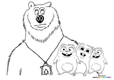 Grizzy and The Lemmings - Coloring Pages for kids | Free and easy print