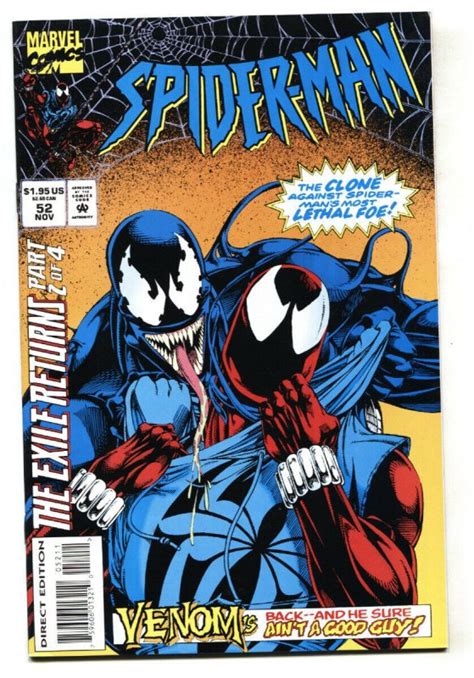 SPIDER-MAN #52-comic book-MARVEL COMICS Venom cover NM- | Comic Books ...