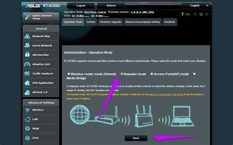 How to Setup ASUS RT-AC68U as an Access Point and Repeater