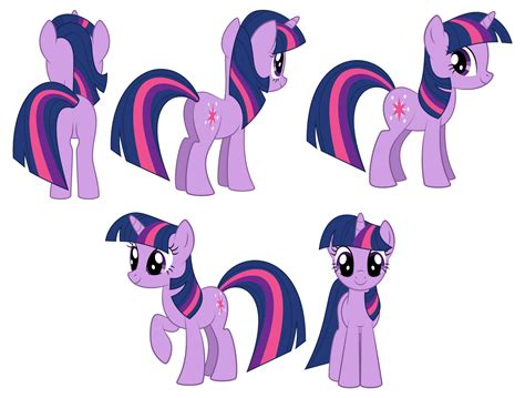 Twilight Sparkle reference - season 1 - 3 by Culu-Bluebeaver on DeviantArt