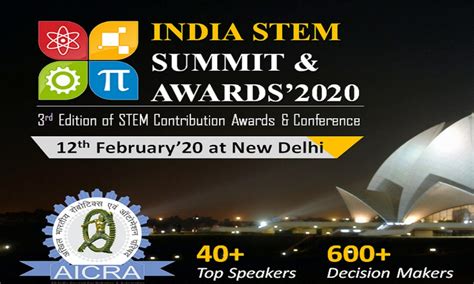 India STEM Summit and Award’s 2020 | Business Events in Delhi, New ...