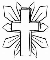 Free Printable Crosses Coloring Pages sketch template