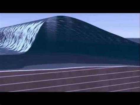 Formation of Tsunami (3d Simulation) ~ Learning Geology