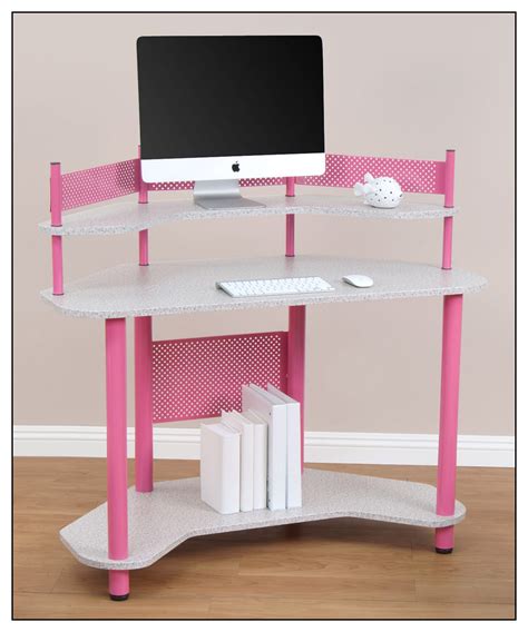 Calico Designs Corner Computer Desk Pink 55122 - Best Buy