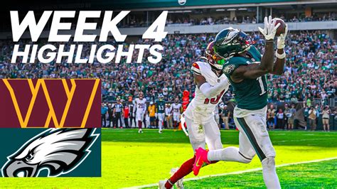 Highlights: Eagles 34, Commanders 31 | Week 4