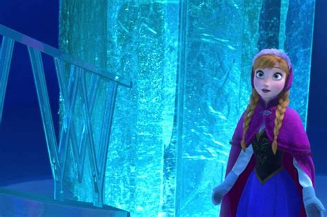 Anna in Elsa's ice castle | Frozen | Pinterest