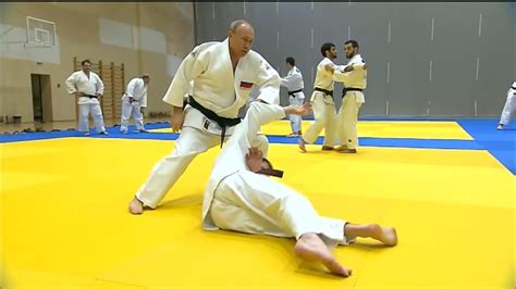 Putin demonstrates black belt judo skills | World News | Sky News