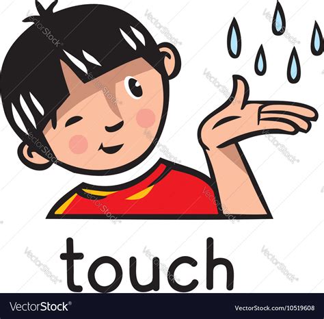 Touch sense icon Royalty Free Vector Image - VectorStock