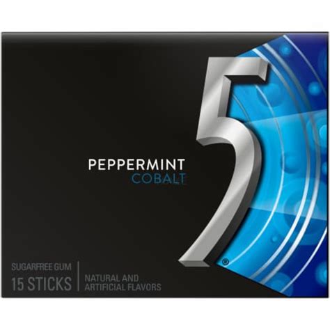 5 Gum Peppermint Cobalt Sugar Free Chewing Gum, 15 pc - Kroger