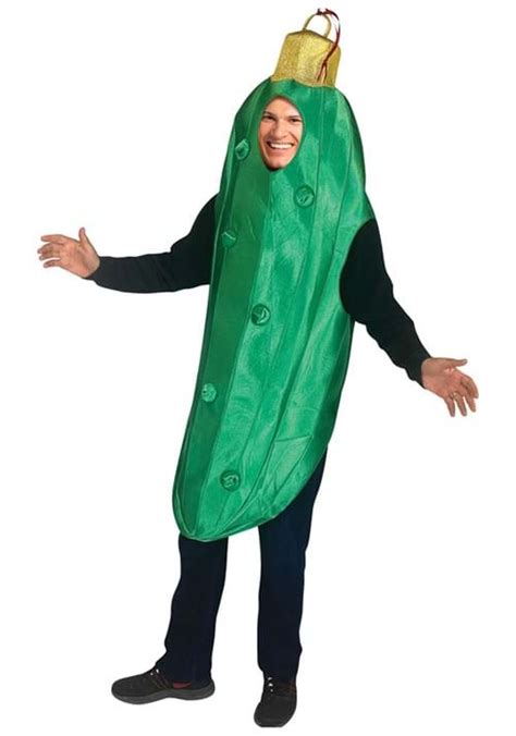 Christmas Pickle Ornament Adult Costume | Adult Funny Costumes