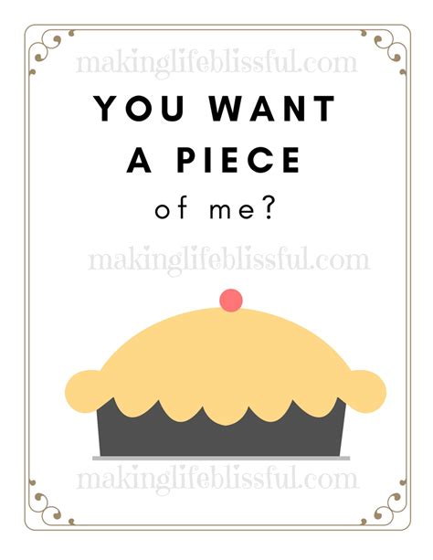 Apple Pie Printable Quotes and Cards | Making Life Blissful