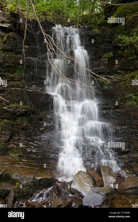 Waterfall at Birks of Aberfeldy Stock Photo - Alamy