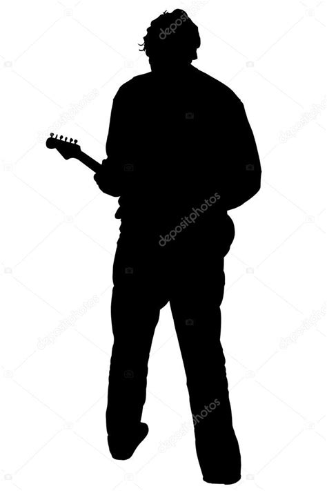 Silhouette of guitar player — Stock Photo © Koufax73 #2711058