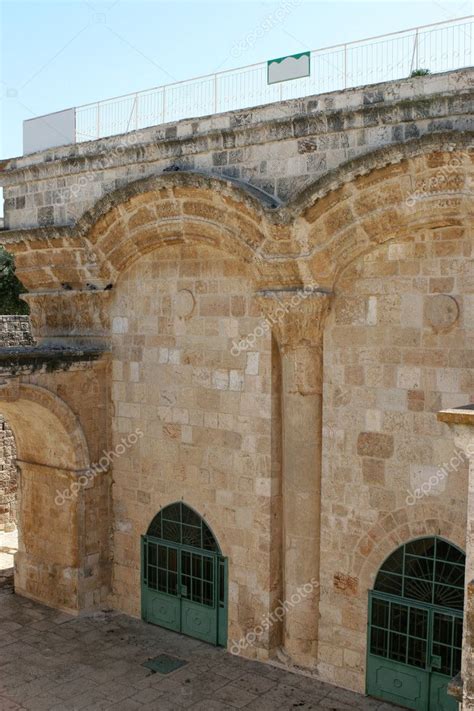 Eastern Gate Old City Wall of Jerusalem — Stock Photo © sframe #1411940