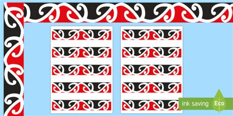 Maori Clipart Borders