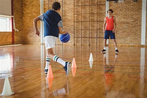 Team Building Basketball Activity - Practicing Dribbling Skills - S&S Blog