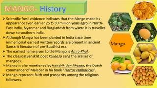 Mango cultivation practices | PPT