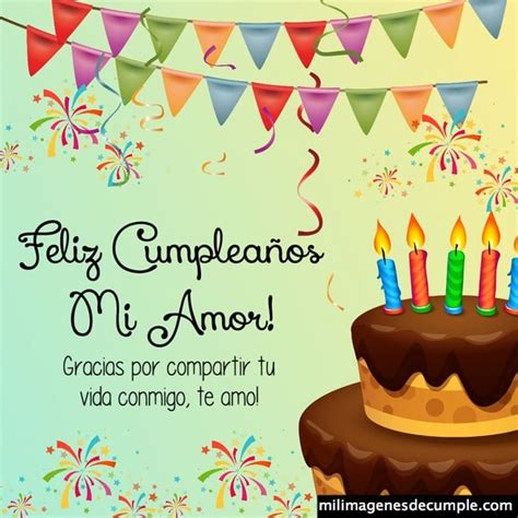 Imágenes de feliz cumpleaños para mi novio o esposo