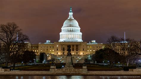 Capitol Hill by night - Washington DC