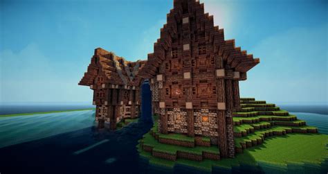 Medieval Water Mill Minecraft Map