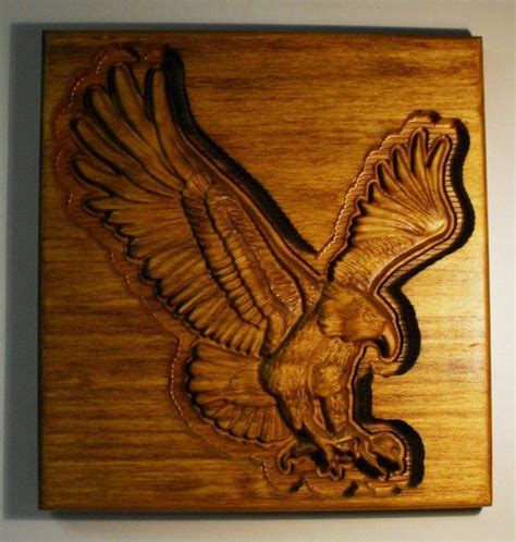 Eagle Wood Carving