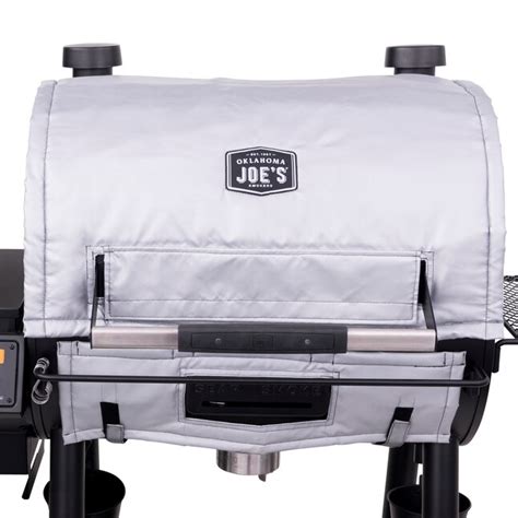 Oklahoma Joe's Rider Series 55-in W x 49-in H Grey Pellet Grill Cover in the Grill Covers ...