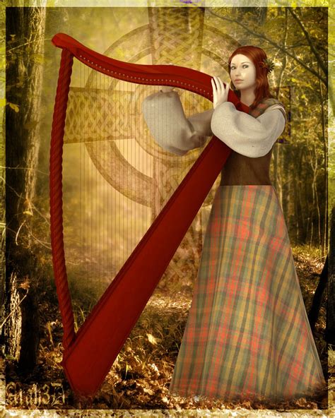 Celtic Harp by Arah019 on DeviantArt