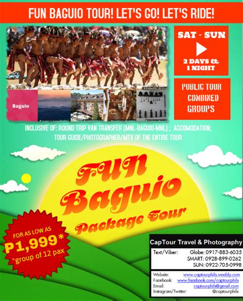 BAGUIO TOUR (2 DAYS/1 NIGHT)