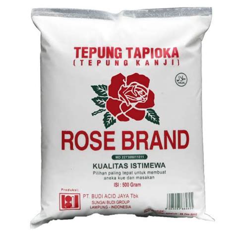 Jual Tepung tapioka, Tepung beras, Tepung ketan Rose Brand 500gram ...