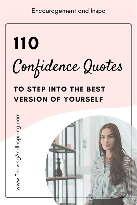 110 Confidence Quotes for Women: Be the Best Version YOU