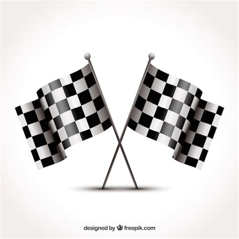 Premium Vector | Checkered flag design