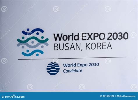 Busan World Expo 2030 Candidature Promotional Poster Editorial ...