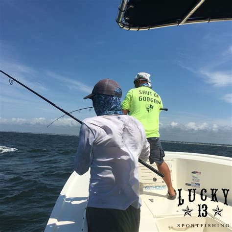 Fishing Charter Summer 2016. Sight fishing for cobia. Wilmington, North Carolina. Wrightsville ...