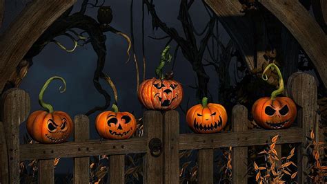 Animated Halloween Desktop Wallpaper