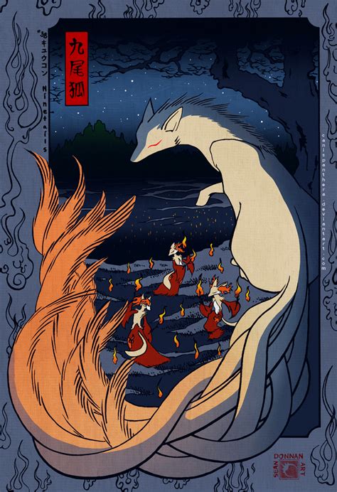 The Nine-tailed Fox at the Changing Tree, Oji by Tsukimusha on ...