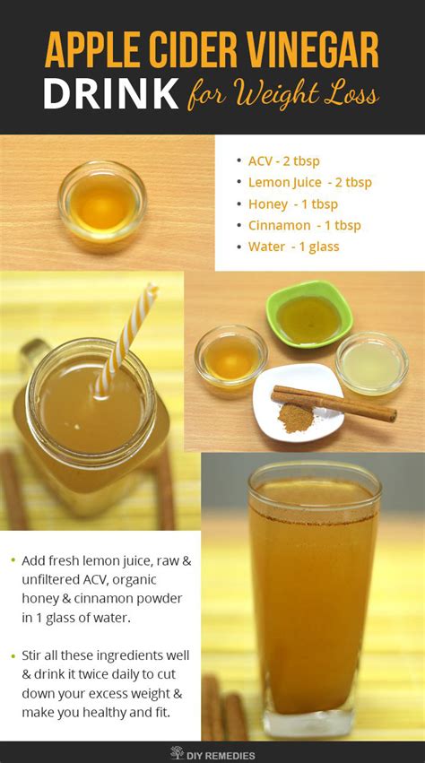 apple cider vinegar recipe for weight loss