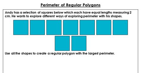 Perimeter of Regular Polygons – Discussion Problems – Classroom Secrets | Classroom Secrets